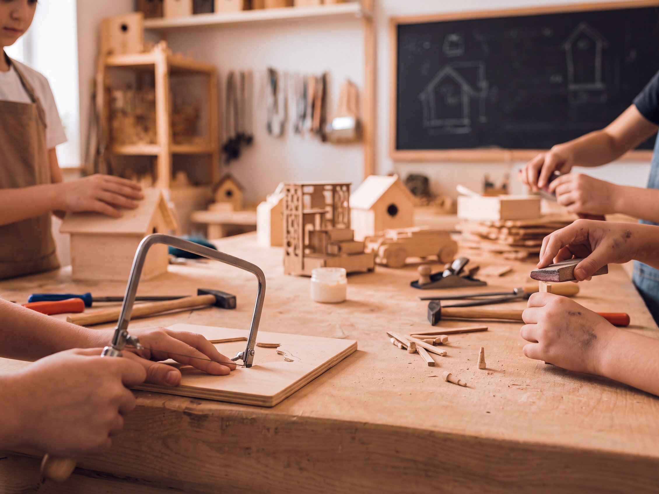Laboratorio creativo di lavorazione del legno