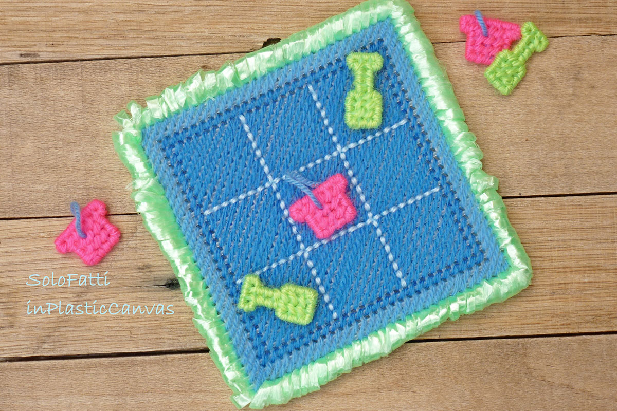 How To Create The Tic, Tac, Toe Game In Plastic Canvas